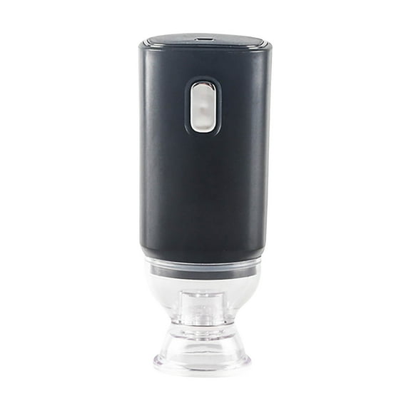 Tunhigl Handheld USB Vacuum Sealer for Food, Portable Vacuum Sealer for Kitchen, Compact Food Saver with Powerful Pump for Bags, Meat, Freshness Preservation, Reusable Storage, Travel-Friendly Black