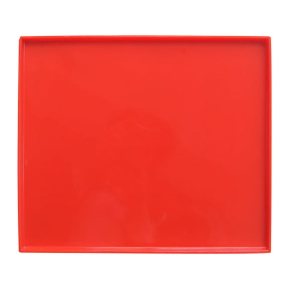 Tunhigl High-Temperature Resistant Roll Placemat for Baking - Reusable Non-Stick Dough Mat for Bread Rolls, Pastry & Snacks Red