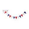 Tunhigl Independence Day Triangle Flag Decorations Party Pull-Up Banner Decorations