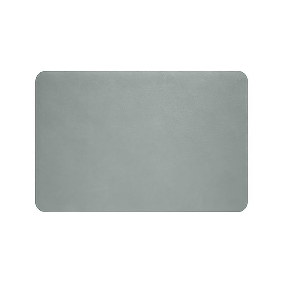 Tunhigl Kitchen Countertop Mat 12x16in - Soft Diatomaceous Mud Absorbent, Non-Slip Drainage Mat for Dishes, Cups, and Chopsticks | Stylish & Functional Gray