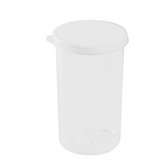 Tunhigl Kitchen Spice Jars Set - Airtight Transposable Food Storage Containers for Herbs, Grains & Dry Fruits - Leak-Proof & Clear Organizer for Pantry & Countertop White