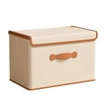 thumbnail image 1 of Tunhigl Large Capacity Foldable Storage Box Collapsible Stackable for Clothes Blanket Storage Home Bedroom Wardrobe Dorm Under Bed, 1 of 7