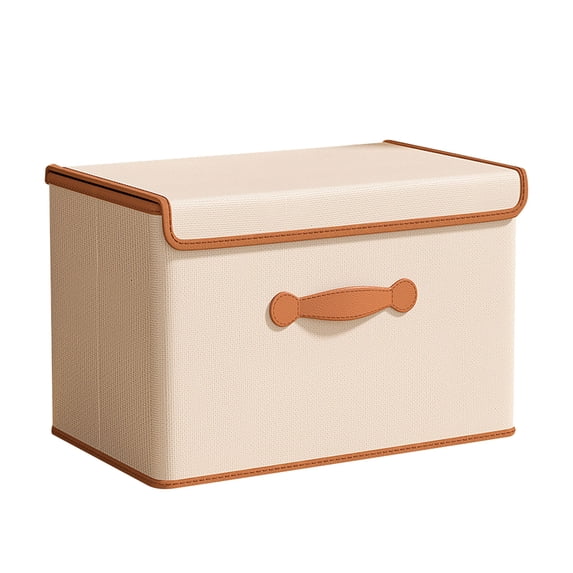 Tunhigl Large Capacity Foldable Storage Box Collapsible Stackable for Clothes Blanket Storage Home Bedroom Wardrobe Dorm Under Bed