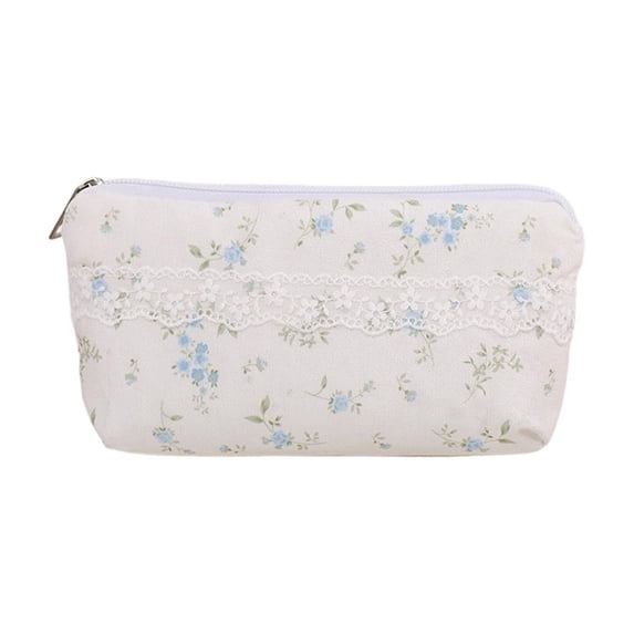 Tunhigl Large Capacity Makeup Bag, Portable Multifunctional Storage Pouch for Daily Travel, 7.87 x 3.94 x 1.97 in