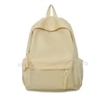 thumbnail image 1 of Tunhigl Large Capacity Women Student Laptop Backpack Simple Daypack for College High School Teens Travel Commuting School Daily Yellow, 1 of 7