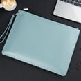 thumbnail image 1 of Tunhigl Leather Document Bag for Business Professionals – Waterproof Office Briefcase for Meetings Commuting Travel A4 File Folder Blue, 1 of 7