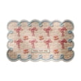 thumbnail image 1 of Tunhigl Linen Woven Printed Absorbent Bath Mat 23.6×15.7 Inch, Non-Slip Breathable Washable Neutral Rug for Bathroom, Bathtub, Entryway & Kitchen, 1 of 5