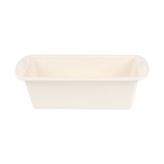 Tunhigl Loaf Pan Non-Stick Baking Pan - Flexible BPA-Free Rectangular Cake Pan for Bread, Brownies & Meat Rolls | Easy Release & Clean White