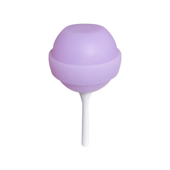 Tunhigl Lollipop Popsicle Molds - Safe, Perfect for Candy, Chocolate, and DIY Desserts - Microwave, Oven, Dishwasher Safe Purple