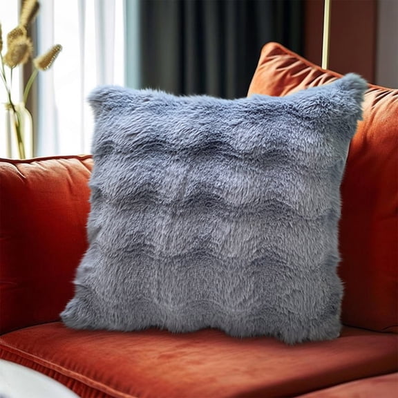Tunhigl Luxury Cream Sofa Pillows, Heavy Plush Throw Pillow Covers for Living Room Decor and Bedroom Upholstery, Soft Headrest Cushions for Cozy Home Style Gray
