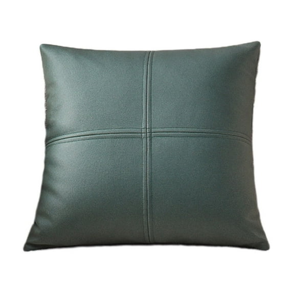 Tunhigl Luxury Decorative Sofa Pillow with Lumbar Support, Ergonomic and Soft Tech Fabric Cushion for Bed, Office, or Living Room - Fall Winter Home Decor Green