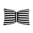 thumbnail image 1 of Tunhigl Luxury Velvet Bow Pillow 20x13" - Detachable & Stylish for Living Room, Bedroom, or Office Black, 1 of 6