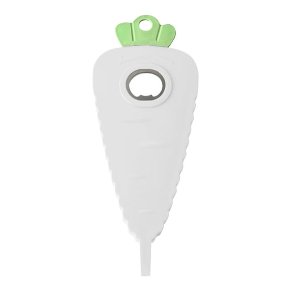 Tunhigl Magnetic Carrot Bottle Opener - Labor-Saving Screw Capping Device, Non-Slip Beer & Can Opener for Easy Kitchen Use White