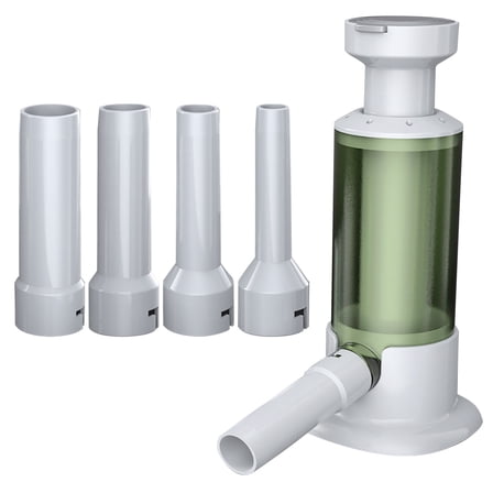 Tunhigl Manual Sausage Stuffer Kit - 4 Nozzle Sizes for Homemade Sausages, Salami Maker, Healthy & Safe Food Prep Tool for Family Gatherings Green