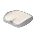 thumbnail image 1 of Tunhigl Memory Foam Coccyx Cushion for Office & Car - Thickened Ergonomic Seat Cushion with Non-Slip Base for Pressure Relief and Long Sitting Comfort Beige, 1 of 6