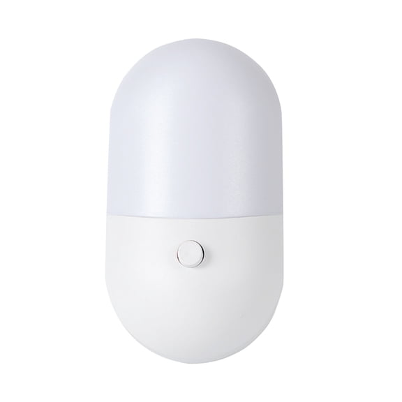 Tunhigl Mini LED Bulb Plug Night Light - Warm & White Colors for Bedroom, Bathroom, Kitchen, Car | Compact LED Night Light with Safe Glow White