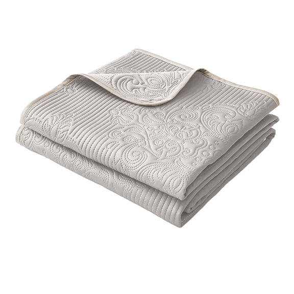 Tunhigl Minimalist Solid Cool Touch Summer Quilt, Lightweight Breathable Cooling Air Conditioning Blanket, 78.7×59.1in Single Size for Bedroom Sofa Daily Use