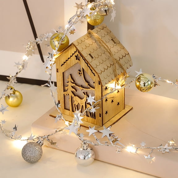 Tunhigl Multicolor LED Christmas Bell String Lights - 78.74in 200cm Outdoor Party Decor for Garden Patio Wedding Christmas Tree Holiday Season