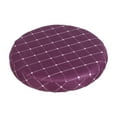 thumbnail image 1 of Tunhigl Non-Slip Round Bar Stool Cover with Elastic Bands - Durable Cloth Seat Protector for Kitchen Island, Home Bar, Dining - Washable, Stretch Fit Decorative Chair Cushion Cover Purple, 1 of 6