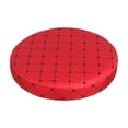 thumbnail image 1 of Tunhigl Non-Slip Round Bar Stool Cover with Elastic Bands - Durable Cloth Seat Protector for Kitchen Island, Home Bar, Dining - Washable, Stretch Fit Decorative Chair Cushion Cover Red, 1 of 6