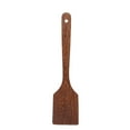 thumbnail image 1 of Tunhigl Non-Stick Wooden Spatula Set - Eco-Friendly Kitchen Cooking Tools with Extended Handle for Safe, Scratch-Free Cooking Brown, 1 of 5