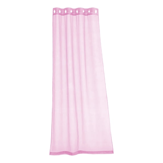 Tunhigl Outdoor Gazebo Light Filtering Sheer Curtain, Weather Resistant Patio Porch Transparent Curtain