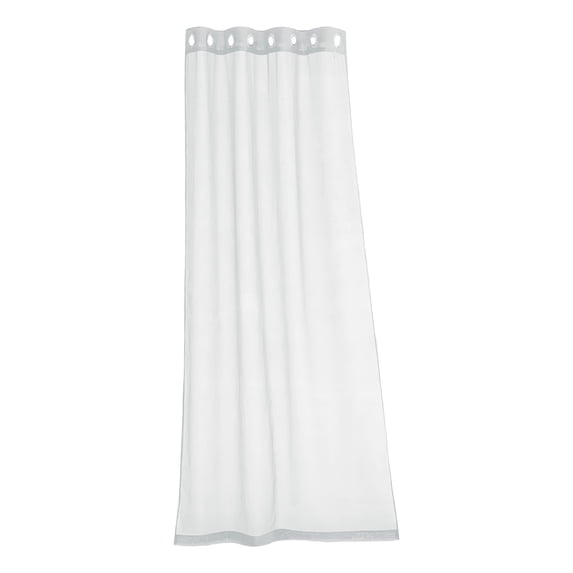 Tunhigl Outdoor Gazebo Light Filtering Sheer Curtain, Weather Resistant Patio Porch Transparent Curtain