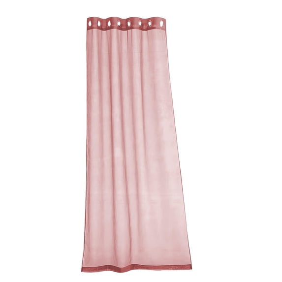 Tunhigl Outdoor Gazebo Light Filtering Sheer Curtain, Weather Resistant Patio Porch Transparent Curtain