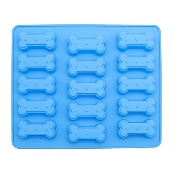 Tunhigl Personalized Dog Treat Molds | Custom Dog Training Commands & Cake Molds | Food Grade Baking Tray for Homemade Dog Biscuits | BPA-Free Pet Baking Tools Blue