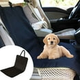 thumbnail image 1 of Tunhigl Pet Car Seat Cover for Dogs - Waterproof, Scratch-Resistant Front Seat Protector Pad, Portable and Easy Clean Pet Hammock for Car Interior Protection Black, 1 of 6