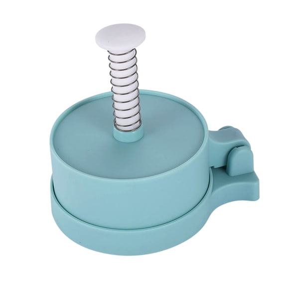 Tunhigl Plastic Hamburger & Meat Patty Press - Effortless Patty Maker, Rice Ball Press for Perfect Burgers & Sushi - Compact & Durable Kitchen Tool with Stylish Color Box Packaging Blue
