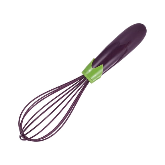 Tunhigl Plastic Handle Manual Whisk - Versatile Kitchen Dough Cream Mixer for Eggs, Flour - Compact & Easy to Clean Hand Beater
