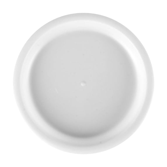 Tunhigl Plastic Round Snack Plate Fruit Plate Divided Compartment Tray Portable Reusable for Parties Picnics Weddings Family Gatherings White