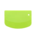 thumbnail image 1 of Tunhigl Plastic Scraper for Baking & Cooking - D-Shaped Cake Cream Scraper, Dough Cutter & Kitchen Tool - Safe, Non-Scratch & Easy Clean Green, 1 of 6