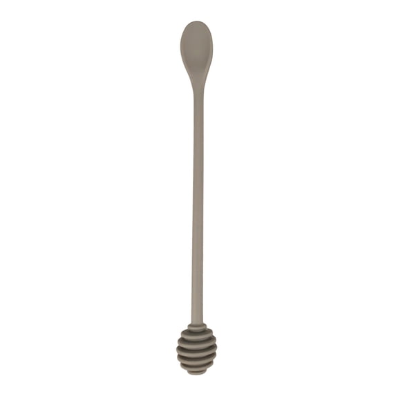 Tunhigl Plastic Spoon Stick Set - Perfect for Mixing, Stirring, Drizzling Honey, Syrup Gray