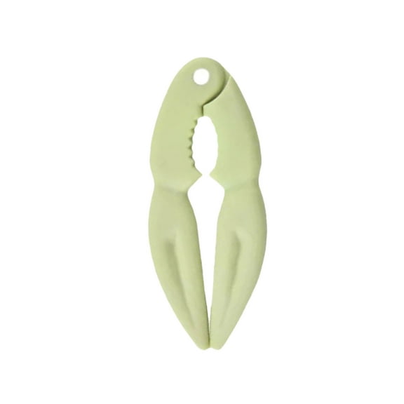 Tunhigl Plastic Walnut Clamp Nut Crab Claw Sheller - Versatile Kitchen Tool for Seafood & Nuts - Ergonomic Crab Shell Cracker - Easy to Clean Dishwasher Safe Gadget Green