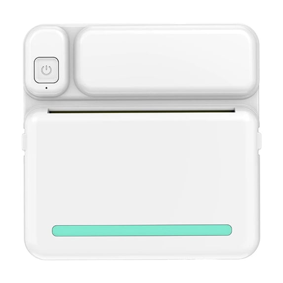 Tunhigl Portable Mini Bluetooth Thermal Printer Inkless Label Printer for Notes Stickers Labels Blue