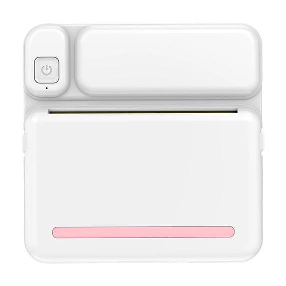 Tunhigl Portable Mini Bluetooth Thermal Printer Inkless Label Printer for Notes Stickers Labels Pink