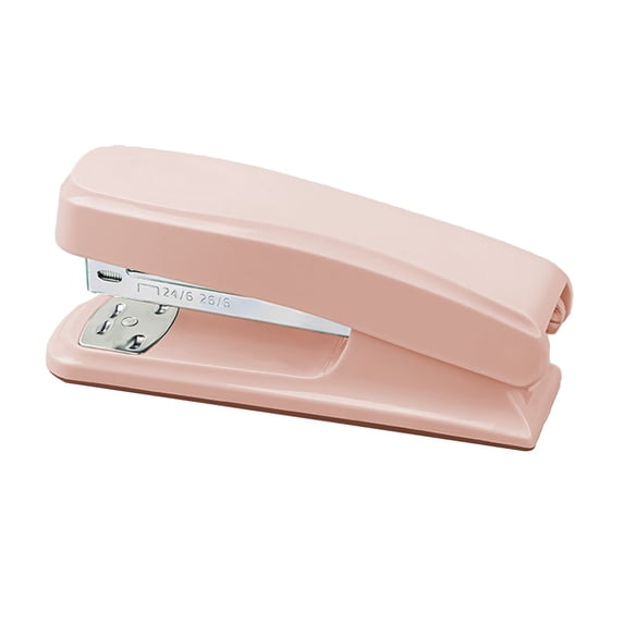 Tunhigl Portable Stapler Small Handheld Pocket Stapler for Students Office Workers Classroom Office Desk Paper Binding Pink