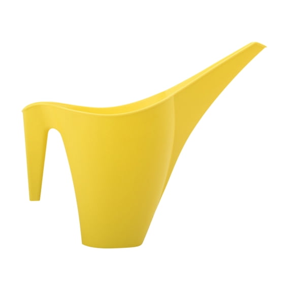 Tunhigl Portable Thickened Plastic Long Spout Watering Can - 1.8L Large Capacity Plant Watering Jug for Indoor & Outdoor Garden, Flowers, Succulents - Lightweight, Leak-Proof Gardening Tool Yellow