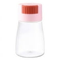 thumbnail image 1 of Tunhigl Precision Push-In Glass Dispenser with Pepper Control - 0.5g Measuring Seasoning Shaker for Kitchen, BBQ, Camping Pink, 1 of 4