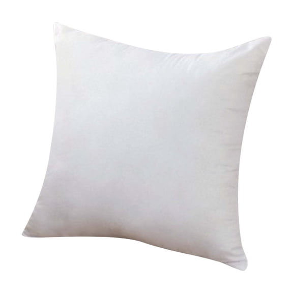 Tunhigl Premium Non-Woven Floral Pillow Core Insert - Decorative Sofa Bed Cushion Filling for Home Decor, Comfortable and Breathable Support Pillow White