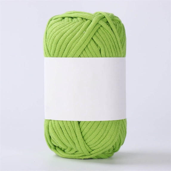 Tunhigl Premium Soft Milk Cotton Yarn 50g - Vibrant Crochet Yarn for Beginners Amigurumi Sweaters Scarves Winter DIY Crafts Easy Care Machine Washable Green