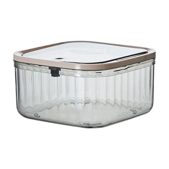 Tunhigl Press-Lid Mini Desk Clear Trash Can 1.2 L, Compact Waste Bin, Soft-Close Lid, Space-Saving Organizer for Pens Keys Clips, Non-Slip Base, Bedroom Office Dorm Decor Gray