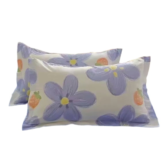 Tunhigl Queen Pillow Shams Set of 2 - 31x19" Soft Breathable Farmhouse Style Pillowcases, Envelope Closure Pillow Covers, Cozy Standard Bedroom Decor, Easy-Care Microfiber