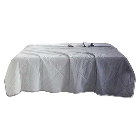 Tunhigl Queen Size Summer Cooling Comforter with Gradient Pattern Breathable Moisture-Wicking Blanket for Hot Sleepers Machine Washable Perfect for Summer Nights
