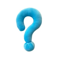 Tunhigl Question Mark Pillows: Soft and Flexible Plush Body Pillow for Office Naps, Travel, and Comfort - Perfect Gift for All Ages in Multiple Colors Blue