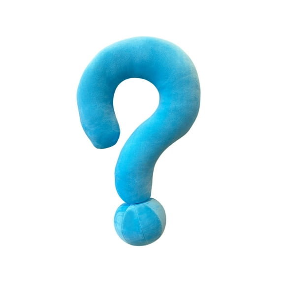 Tunhigl Question Mark Pillows: Soft and Flexible Plush Body Pillow for Office Naps, Travel, and Comfort - Perfect Gift for All Ages in Multiple Colors Blue