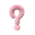 thumbnail image 1 of Tunhigl Question Mark Pillows: Soft and Flexible Plush Body Pillow for Office Naps, Travel, and Comfort - Perfect Gift for All Ages in Multiple Colors Pink, 1 of 7