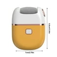 thumbnail image 1 of Tunhigl Rechargeable Electric Foot Callus Remover with Adjustable Speed for Foot Care, Pedicure Tool, Foot Scrubber for Dry Cracked Heels Yellow, 1 of 9